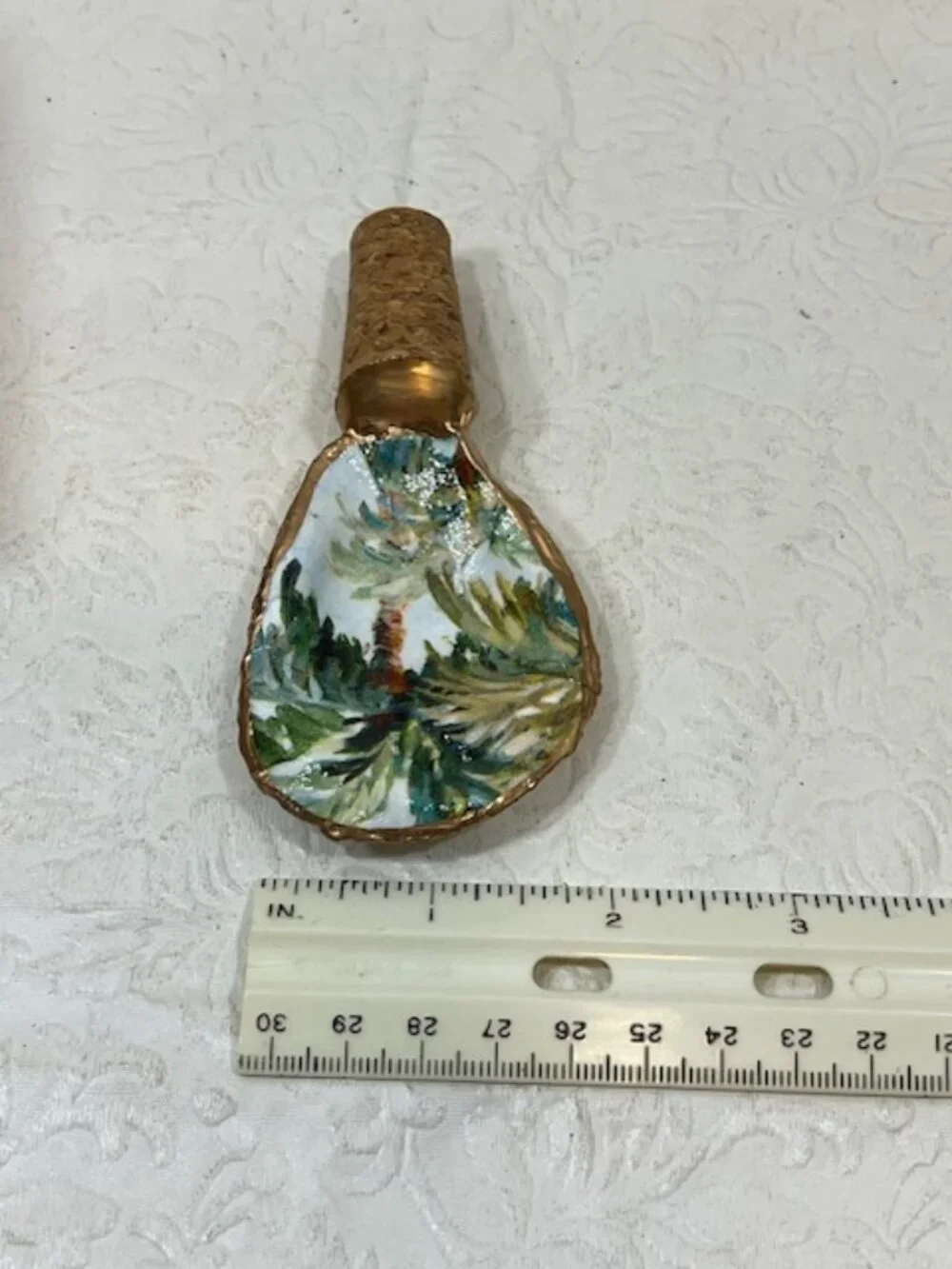 Handcrafted natural decoupage
